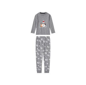 lupilu® Chlapčenské vianočné pyžamo (110/116, sivá)
