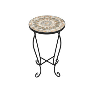 LIVARNO home Odkladací stolík s mozaikou (okrúhly)